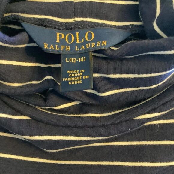 Polo Ralph Lauren Striped Turtleneck Dress with Pleated Skirt - Picture 7 of 7